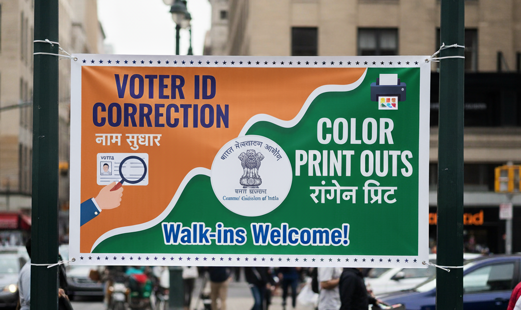Voter Correction leh Color Print 